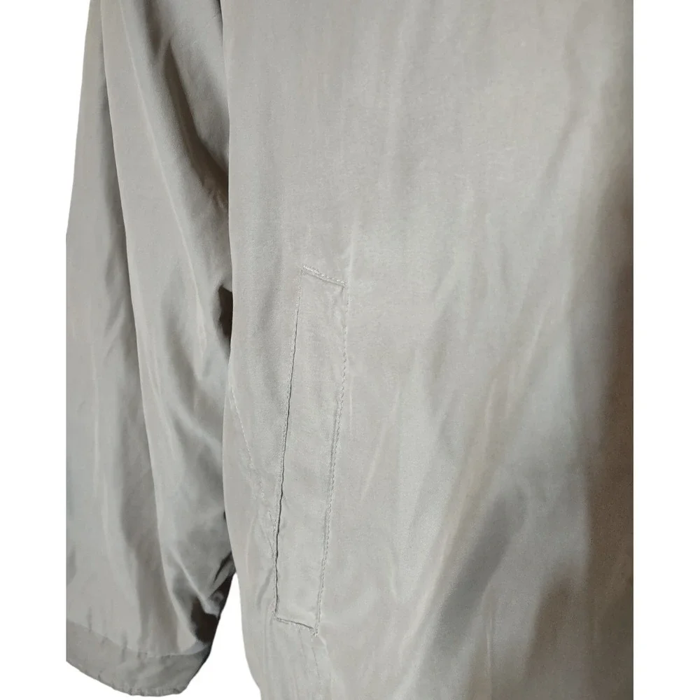 Croft & Barrow Jacket XXL Men Gorp Core Norm Core Tan Windbreaker Full Zip Beige